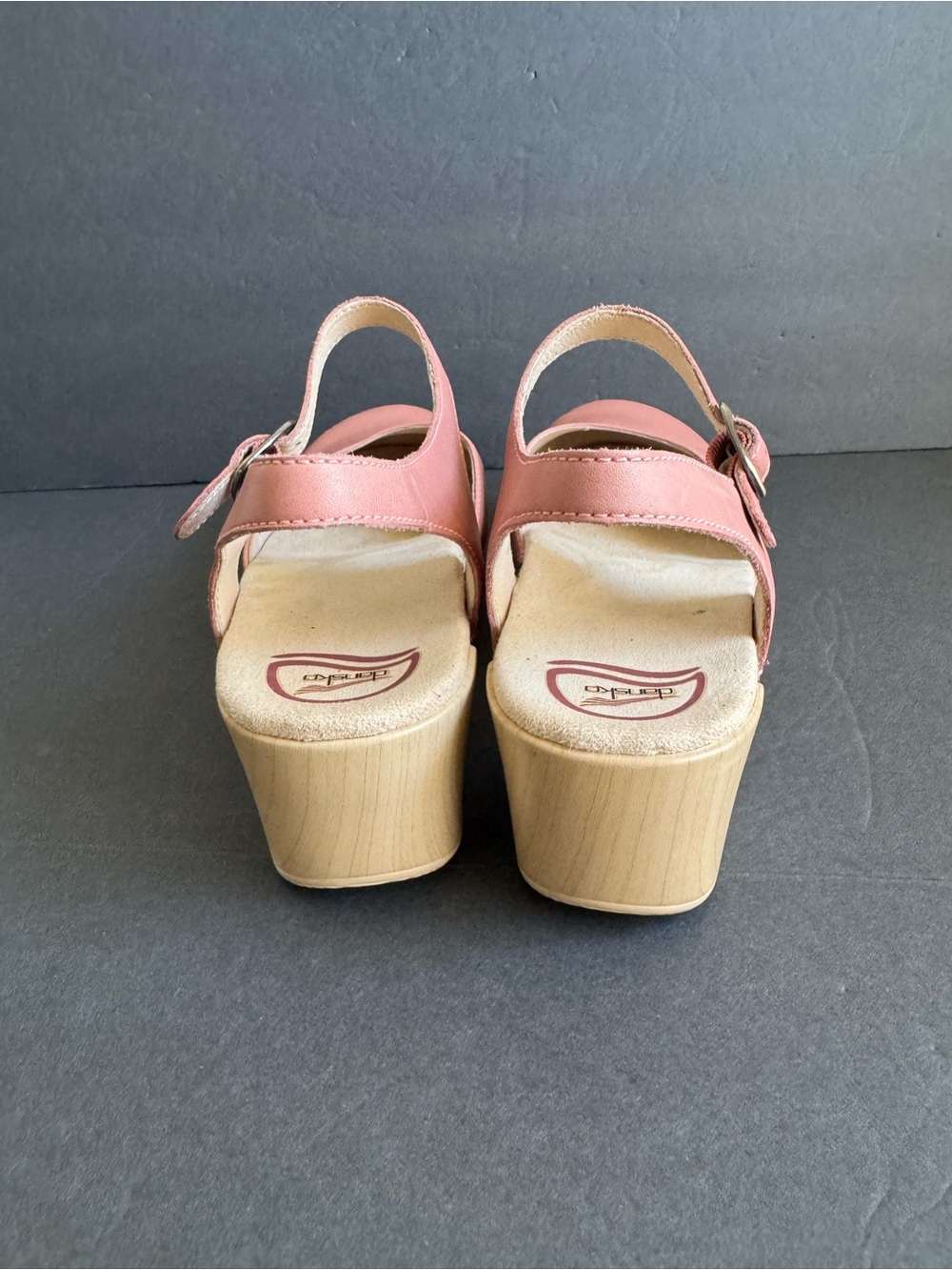 Dansko Sam Clogs Petal Pink Leather Comfort Shoes Womens 42 EUC - Picture 8 of 12